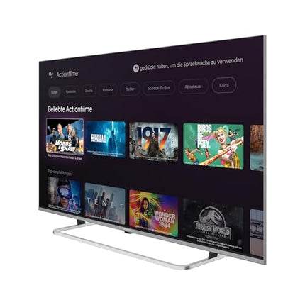 GRUNDIG 65 VOE 83 televiisor 65 tolli (164 cm) Nano UHD+, Google, 4K UHD, Dolby Atmos, Magic Fidelity, sisseehitatud Chromecast, Bluetooth, nutikas, hääljuhtimine, must