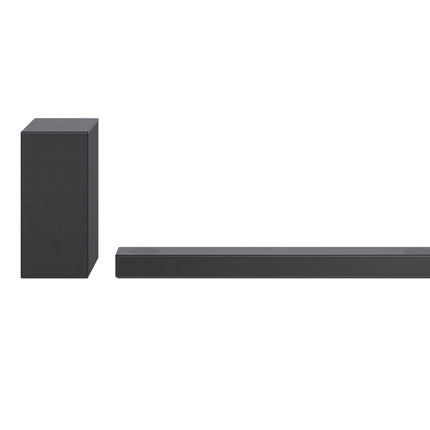 LG DS75Q 3.1.2 heliriba (380W) juhtmevaba subwooferiga ja MERIDIAN tehnoloogiaga (Dolby Atmos, HDMI, Bluetooth), tume hõbedane teras