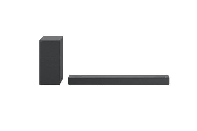 LG DS75Q 3.1.2 heliriba (380W) juhtmevaba subwooferiga ja MERIDIAN tehnoloogiaga (Dolby Atmos, HDMI, Bluetooth), tume hõbedane teras