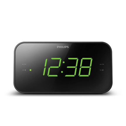 Philips Audio TAR3306 äratuskell raadio ja suure ekraaniga, kahekordse äratuse, unetaimeri ja edasilükkamisfunktsiooniga