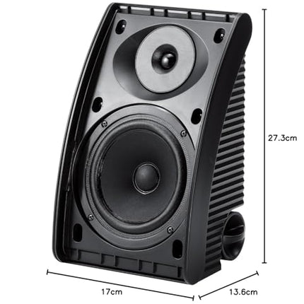 Yamaha NS-AW392 2-ribalised õuekõlarid (120 vatti, 86 dB) 1 paar mustad