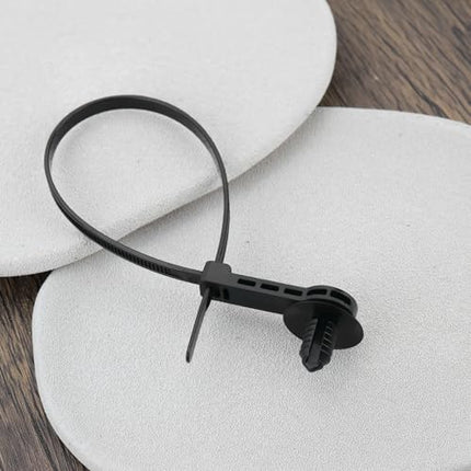 YINETTECH 157-00150 nihkega kuusepuu kaablisidemed, 25 mm pikkused, nihkega osa 157-00150 kaablite kinnitamiseks ja haldamiseks elektri- ja mehaanilistes süsteemides, 15 tükki