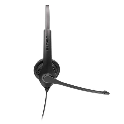 Jabra Biz 1100 EDU stereo kõrvaklapid mikrofoniga õpilastele - mürasummutavad peakomplektid kuulmiskaitsega, kunstnahast kõrvapatjade ja 3,5 mm pistikuga - mustad, üks suurus