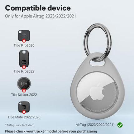 Õhukese sildiga ümbris Apple AirTagile, kriimustuskindel õhukeste siltidega võtmehoidja metallist võtmehoidjaga, veekindel TPU kaitseümbris GPS-i esemete leidjale