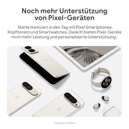 Google Pixel 9 Pro XL – Android smartphone with Gemini, SIM-free, triple rear camera system, 24-hour battery life, and a 6.8-inch Super Actua display – Hazel, 128GB