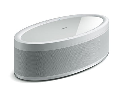 Yamaha MusicCast 50 muusikakarp valge – Alexa hääljuhtimisega ühilduv mitmetoaline stereokõlar – Mugav muusika voogedastus – Ruumi täitva heliga WiFi-kõlar