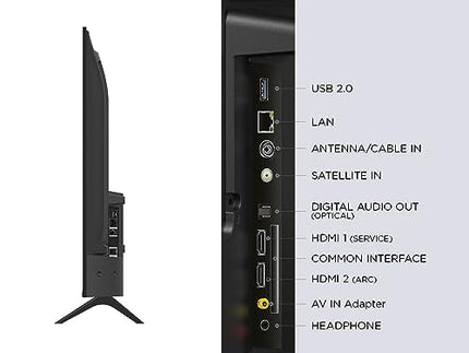 TCL 32SF540 - 32-tolline FHD nutiteler - HDR ja HLG, Dolby Audio, DTS Virtual X /DTS-HD, Metal, ääristeta, kahe sagedusribaga Wi-Fi 5, Fire OS 7 süsteemiga