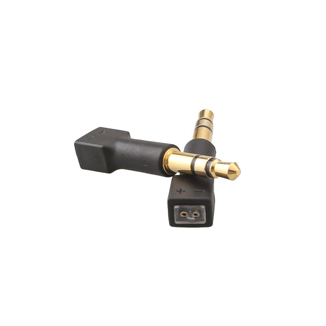 0,78 mm emane - 3,5 mm isane kõrvaklapiadapter, adapter DENON AH-D9200 D7200 Sony MDR-Z1R MDR-Z7 Hifiman HE1000 jaoks, ühendamiseks 3,5 mm audio kõrvaklappidega (0,78 mm kuni 3,5 mm)