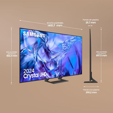 SAMSUNG 65DU8505 LED-teler 65 (165 cm) 4K UHD 3840 x 2160 HDR nutiteler Mängukeskus 3 x HDMI WLAN