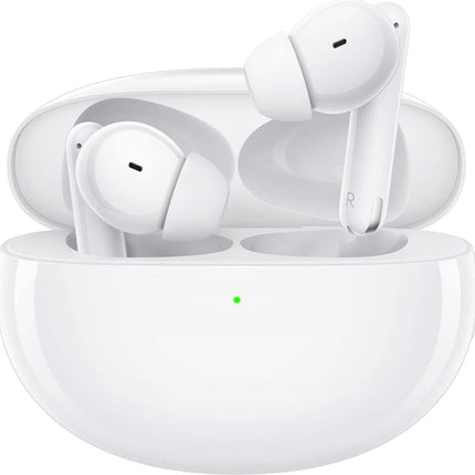 OPPO Enco Free2 juhtmevabad kõrvaklapid, kuni 30 tundi aku tööiga, kõrvaklapid: 41 mAh, laadimisümbris: 480 mAh, 42 dB aktiivne mürasummutus (ANC), Bluetooth 5.2, heli ekvalaiser, USB Type-C, valge