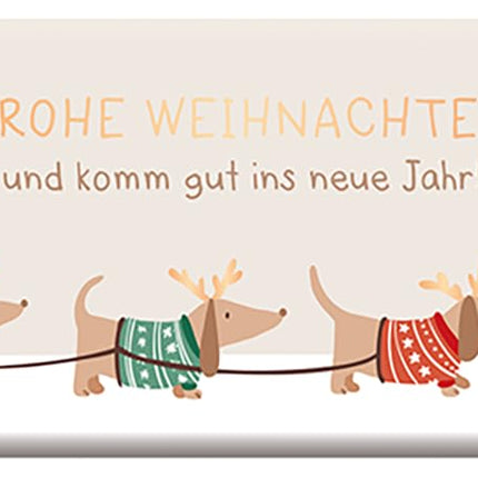 Mini Christmas chocolate, 10 x 30 g bars, assortment of different designs