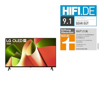 LG OLED55B49LA TV 55" (139 cm) OLED TV (α8 4K AI processor, webOS 24, Dolby Vision, up to 120Hz) [Model year 2024]