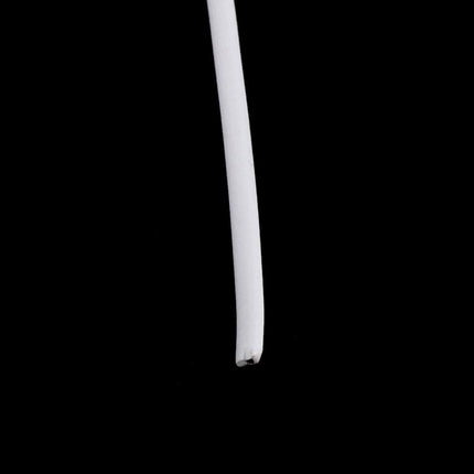 sourcing map Nose clip metal clip coated wire cable ties cable ties 130 pieces 150mm x 2mm flexible wire white