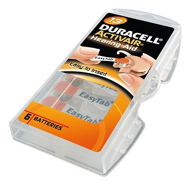 60x Duracell Activair Type 13 Orange Hearing Aid Batteries