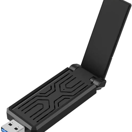 WiFi 6E AX5400 WiFi Adapter USB 3.0 5400 Mbps Wireless Network Card Triple Bands 6GHz with Antenna for PC Laptop Computer