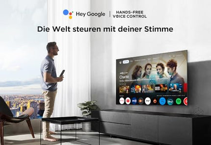 TCL 65Q10B 65-tolline QLED PRO MiniLED-teler, 4K UHD, 4K HDR Premium 3300 nitti, nutikas Google TV 144Hz Motion Clarity Pro ja Onkyo 2.1.2 Dolby Atmos heliga