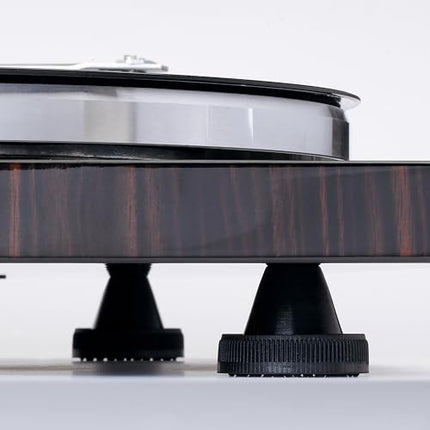 Lenco LBT-188 Record Player - Bluetooth Turntable - Belt Drive - 2 Speeds 33 and 45 rpm - Anti-Skating - Convert Vinyl to MP3 - Dark Brown, LBT-188 WA, Walnut