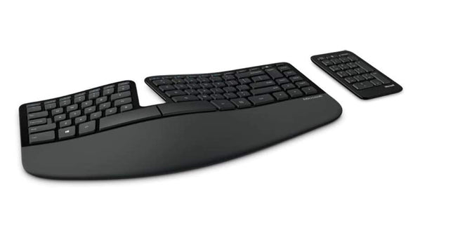 Microsofti ergonoomiline klaviatuur Sculpt (QWERTZ-paigutus), must