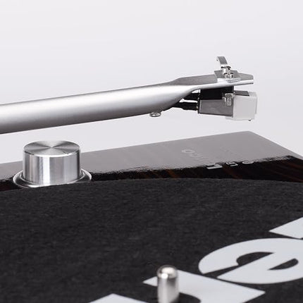 Lenco LBT-188 Record Player - Bluetooth Turntable - Belt Drive - 2 Speeds 33 and 45 rpm - Anti-Skating - Convert Vinyl to MP3 - Dark Brown, LBT-188 WA, Walnut