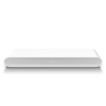 Sonos Ray Soundbar – Ainulaadselt kompaktne kõik-ühes heliriba tipptasemel heliga filmide, mängude ja WiFi-muusika voogesituse jaoks – Ühildub rakenduse ja Apple AirPlayga – Valges värvitoonis