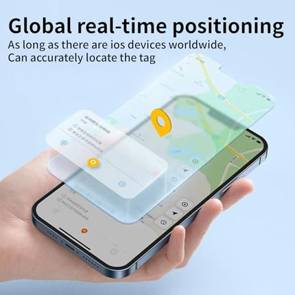 Air Tracker esemete leidja, Bluetooth-jälgija, töötab Apple Find My'ga (ainult iOS), esemete jälgija võtmete, pagasi, lemmiklooma jaoks, vahetatav aku, võtmehoidja kattega