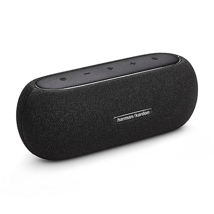 Harman Kardon Luna Bluetooth Speaker in Black – Portable, waterproof Bluetooth speaker – Up to 12 hours of battery life