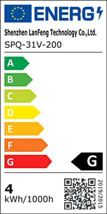 Geemoo LED-jõuluvana redelikujulised tuled - 3-meetrised LED-jõulutuled, vooluvõrgust toidetavad, taimeriga, mälufunktsiooniga, 8 režiimiga, sise- ja välistingimustes jõulupuu aknakaunistuseks (soe valge)
