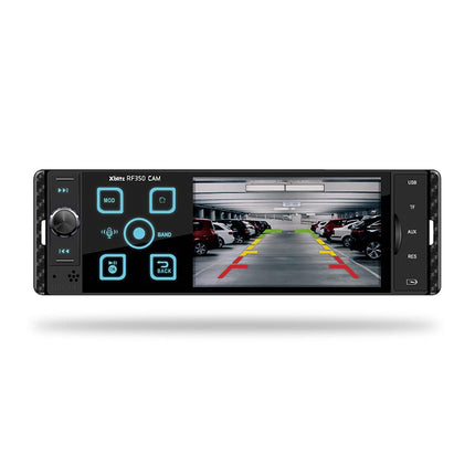 Xblitz RF350 CAM autoraadio tahavaatekaameraga, Bluetooth 4.0, kaugjuhtimispult, USB, lisasisend, 1DIN