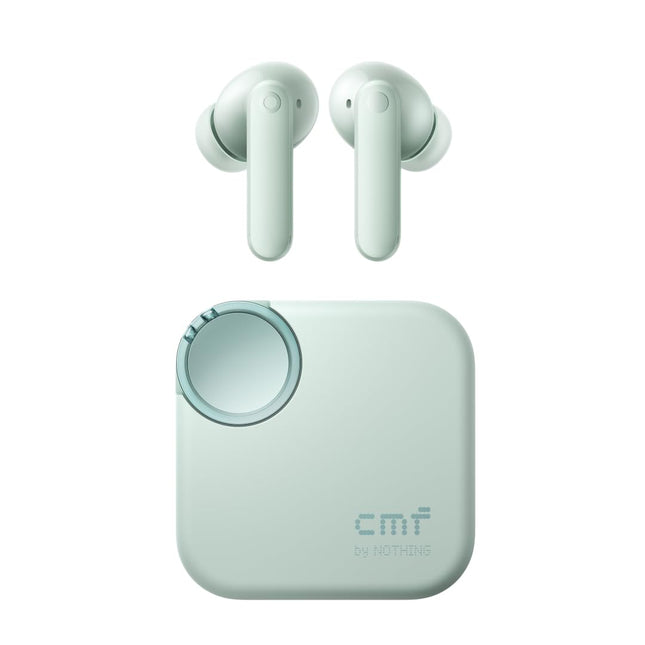 CMF by Nothing Buds 2 juhtmevabad kõrvaklapid 48 dB hübriid-ANC-ga, 55-tunnise akueaga, 11 mm PMI draiveritega, 6 HD-mikrofoni ja ruumilise heliga, IP55 veekindlad – helerohelised