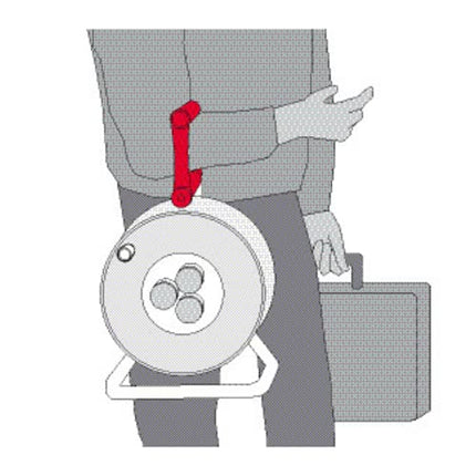 Brennenstuhl 1200261 cable reel with plug, Standard S, 50 m H05VV-F 3 G1.5