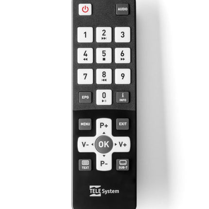 Tele System Mini Stealth digitaalne maapealne dekooder automaatse skaneerimise ja LCN-funktsiooniga, integreeritud USB-meediapleier, kaasas kaugjuhtimispult, plug &amp; play paigaldus SCART või HDMI kaudu