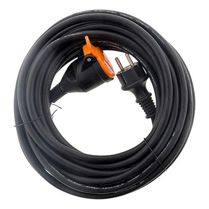 Zenitech pikenduskaabel 2P H05VV F 2X 1.5mm² 25m klambriga oranž