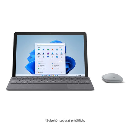 Microsoft Surface Go 3, 10-tolline 2-ühes tahvelarvuti (Intel Pentium Gold, 8 GB RAM, 128 GB SSD, Windows 11 Home S) Platinum