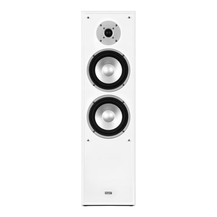 mohr 1 pair of floorstanding speakers SL10, white loudspeakers, HiFi sound at an affordable price