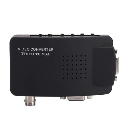PUSOKEI BNC-HDMI ja VGA videomuundur arvutile ja arvutile, EU pistik, S-Video HD muunduri adapter, ühenda ja mängi