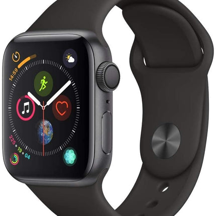 Apple Watch Series 4 44mm (GPS) - Space Gray Aluminum Case with Black Sport Band (Refurbished)