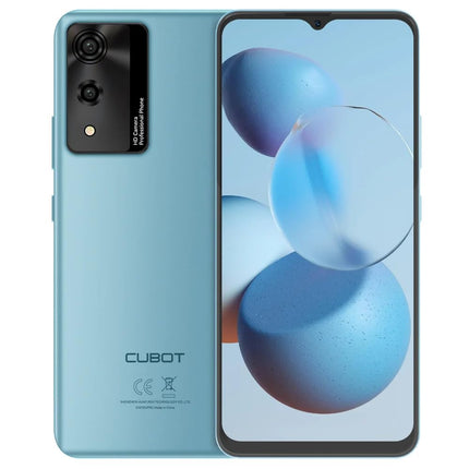 Cubot A10 – 6,6-tolline HD+ 90Hz nutitelefon, 4 GB ja 128 GB, 48 MP kaamera, 5100 mAh aku, Android 14, kaheksatuumaline protsessor, sinine