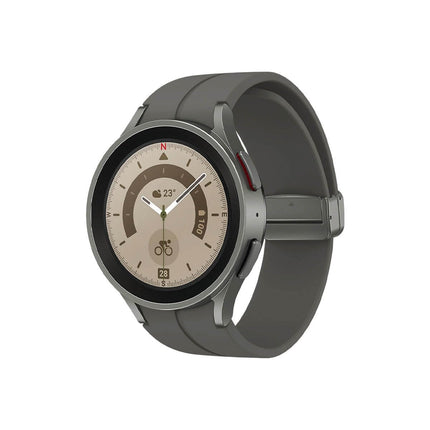 Samsung Galaxy Watch5 Pro 3.56 cm (1.4") Super AMOLED 45 mm Numérique 450 x 450 Pixels Écran Tactile 4G Titane WiFi GP