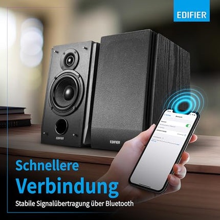 Edifier R1855DB Bluetooth kõlarisüsteem RMS 16Wx2 + 19Wx2, must