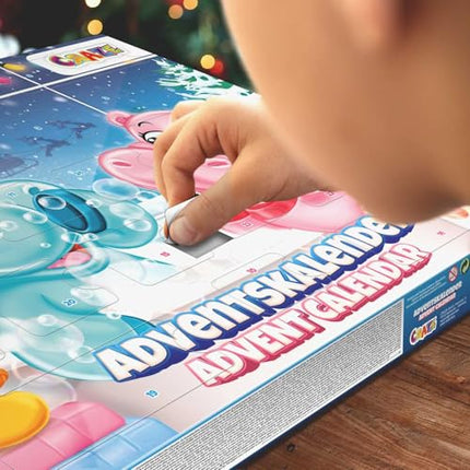 INKEE Bathing Fun Advent Calendar for Children - Christmas Calendar with Bath Bomb, Bath Cosmetics, Creative Toy Calendar for Children