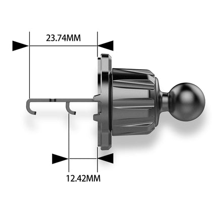 Wicked Chili 15W Car Mount with Charging Function, Compatible with MagSafe iPhone 16, 15, 14, 13, 12 (Pro, Max, Plus, Mini) Wireless Car Charger, Cell Phone Holder, Air Vent Car Mount