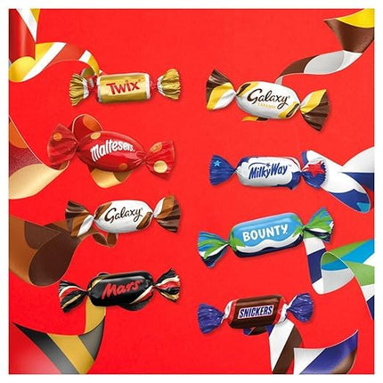 CELEBRATIONS kinkekarp 4x 269g Sünnipäev Jõulud Piimašokolaadiküpsis Mars Snickers Twix Bounty Milky Way Galaxy Karamell Maltesers Teaserid