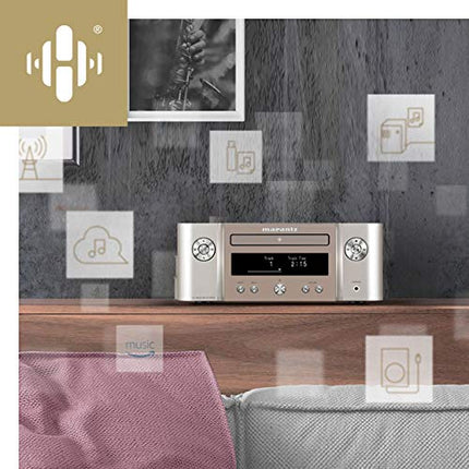 Marantz Melody X (M-CR612) HiFi system, CD player, DAB+ radio, music streaming, HEOS multiroom, Bluetooth &amp; AirPlay 2, Alexa compatible, 2 optical TV inputs