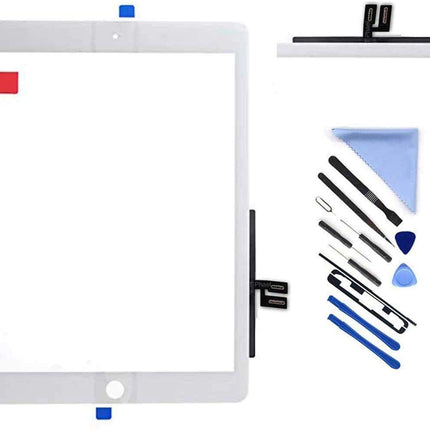 5665 Touchscreen for i Pad 7 7th / 8 8th Gen Screen Replacement Digitizer 2019/2020 10.2", for 7/8 A2197 A2198 A2200 A2270 A2428 A2429 A2430 (without LCD) + Tools (White