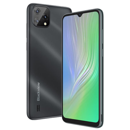 Blackview A55 4G nutitelefon ilma lepinguta, soodne, 6,53-tolline HD+ ekraan, MT6761V 2,0 GHz 3 GB + 16 GB, 5 MP + 8 MP kaamera, 4780 mAh aku, Android 11 DUAL SIM mobiiltelefon GPS näotuvastus must