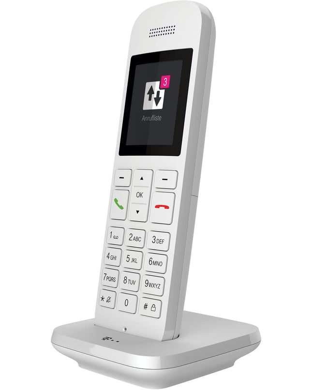 Telekom Speedphone 12 valge juhtmeta telefon, ökorežiim, madala kiirgusega, täiesti uus