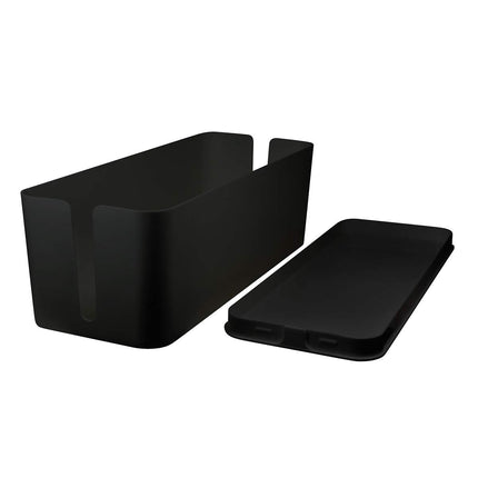 LogiLink KAB0062 - Cable box large (407 x 157 x 133.5 mm), black