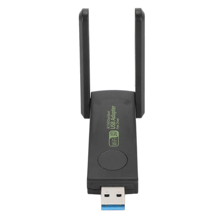USB-adapter arvutile 1300 Mbps kahe 5Dbi antenniga 5G/2.4G WiFi-adapter lauaarvutile, sülearvutile 10, 8, 8.1, 7, Vista, XP, traadita adapter lauaarvuti võrguadapterile