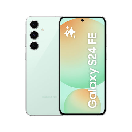 Samsung Galaxy S24 FE tehisintellektiga nutitelefon ilma lepinguta, tehisintellektiga telefon Androidiga, 8 GB muutmälu, 256 GB salvestusruumi, 50 MP kaamera, pikk aku tööiga, suurepärane, 36-kuuline tootjagarantii [Ainult Amazonis]