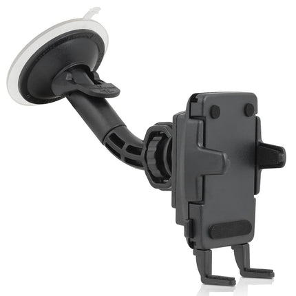 Wicked Chili Car Mount Compatible with iPhone 15, 14, 13, 12, 11 (Pro, Mini) SE 2020, SE, XS, X, 8, 7 Car Phone Holder with Suction Cup and Ball Joint (Made in Germany)